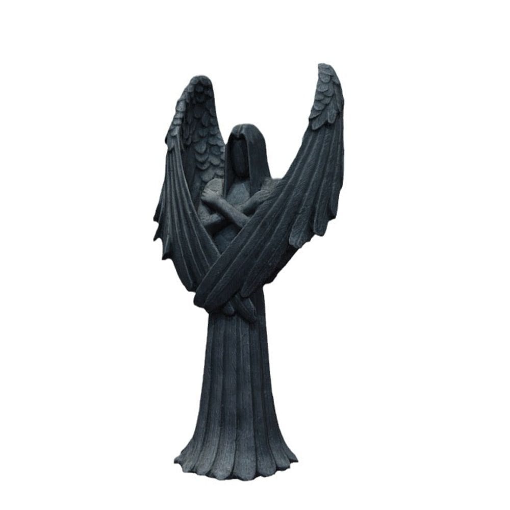 Figura de escultura em resina Dark Angel Gothic Winged Reaper