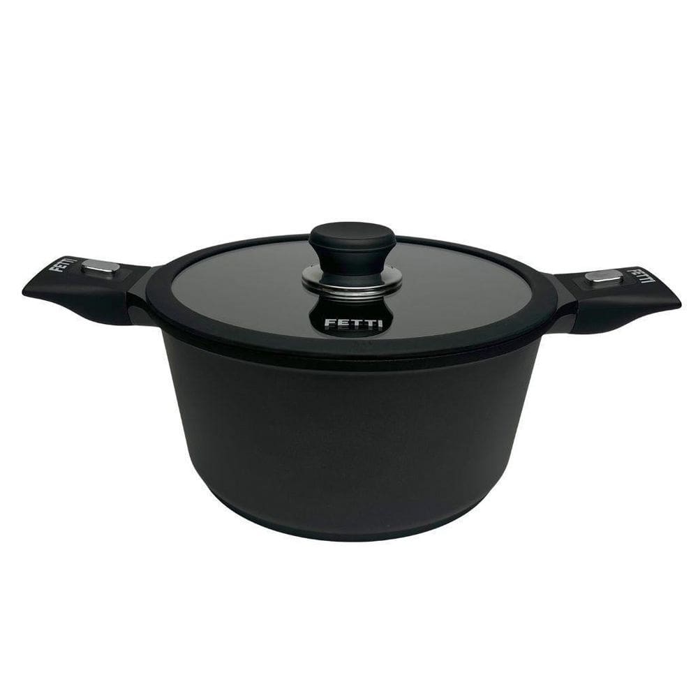 Caçarola Yaizu 24Cm C Tampa Vidro/Silicone, Alças Removíveis