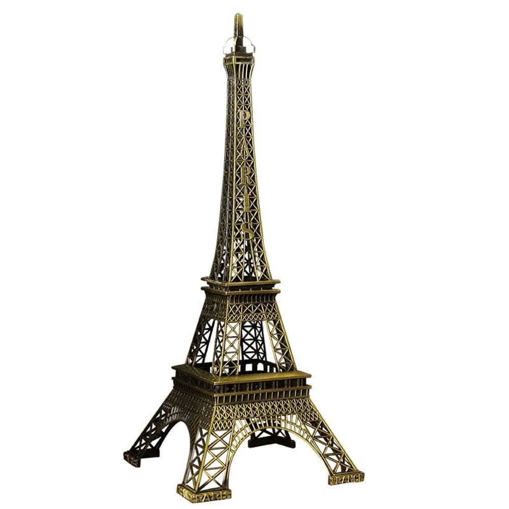 Escultura: Estátua, Torre Eiffel, estilo Paris, ferro 18cm - 700g