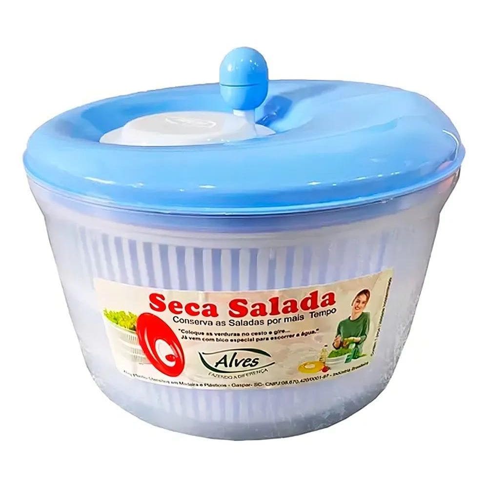 10X Centrífuga De Salada Secador De Verduras Grande 4,5 Lit
