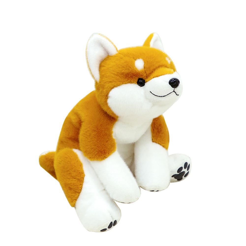 Boneca de pelúcia macia de pelúcia de desenho animado Shiba Inu de 45 cm