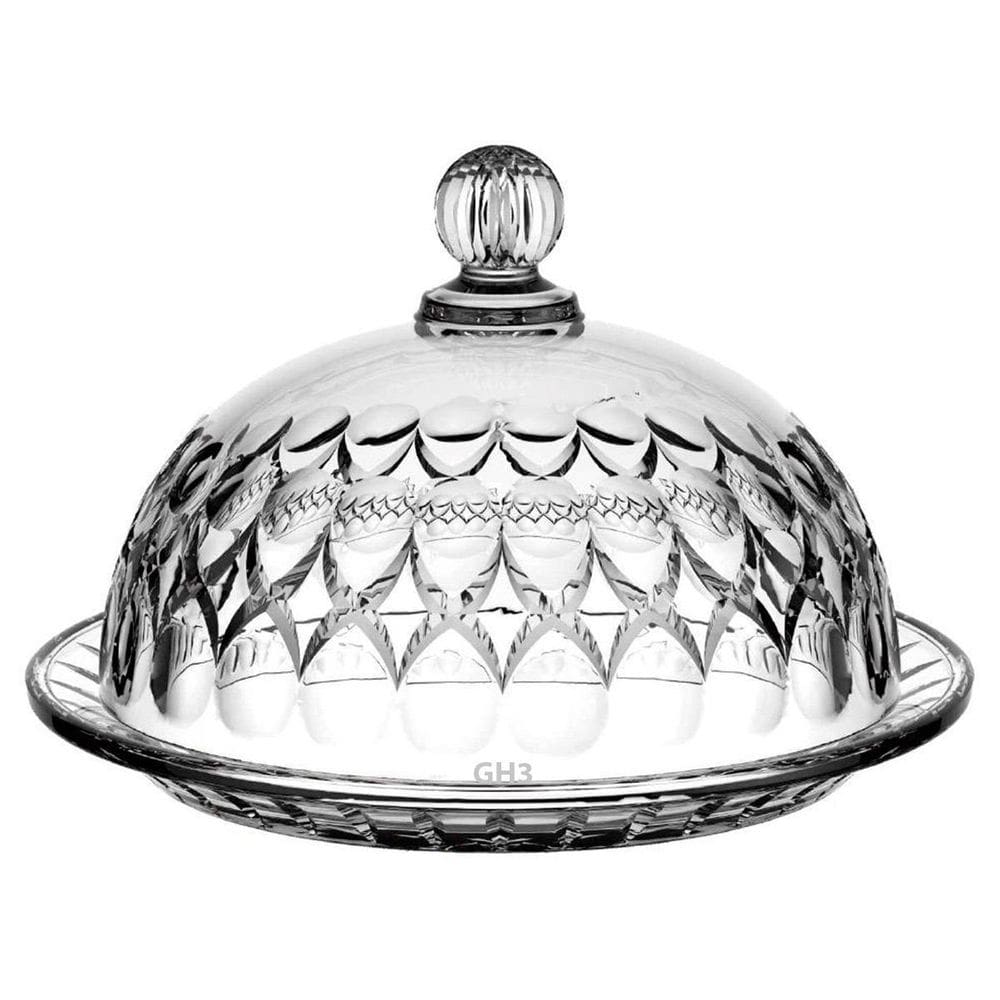 Queijeira Vidro Alta Qualidade Com Tampa Protetora Madrid