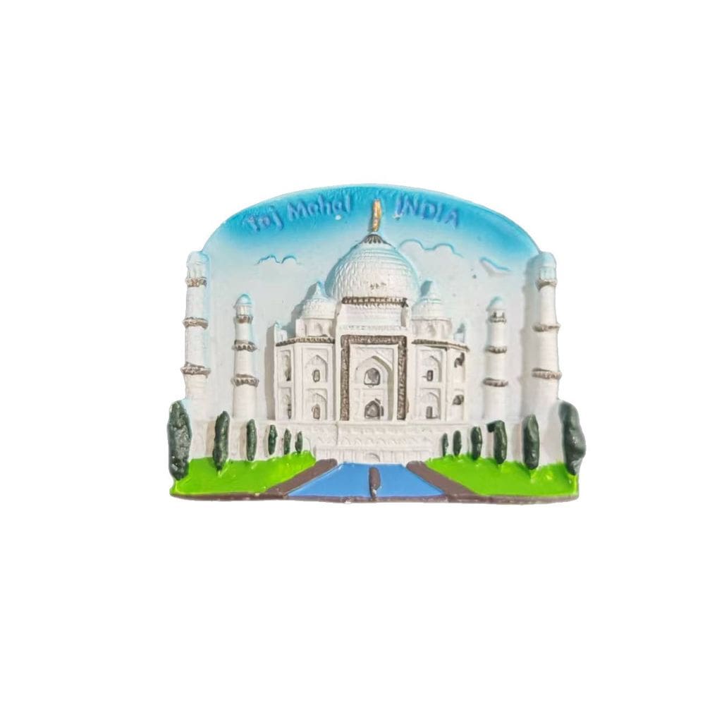 Ímã de geladeira Taj Mahal India 3D Resin Creative Architectur