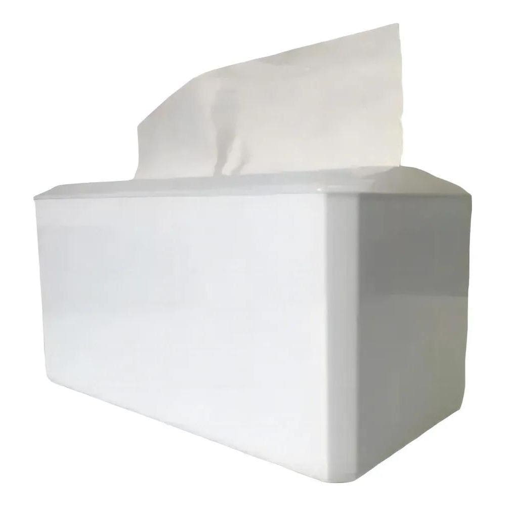 2X Disp. Interfolha Balcão Branco Com Tampa Cristal