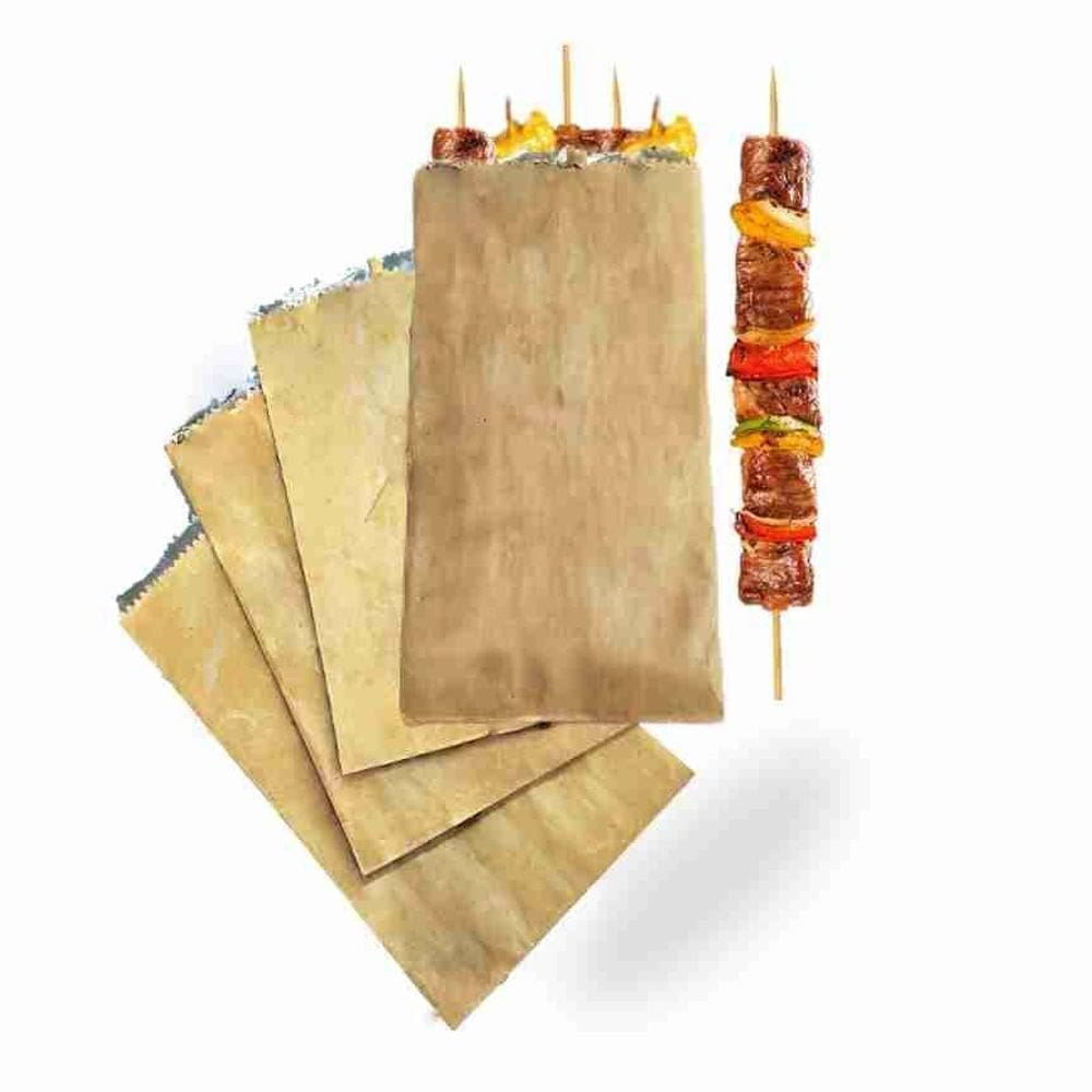 100 Unidades Saquinho Termico Para Espetinho 35X15,5Cm