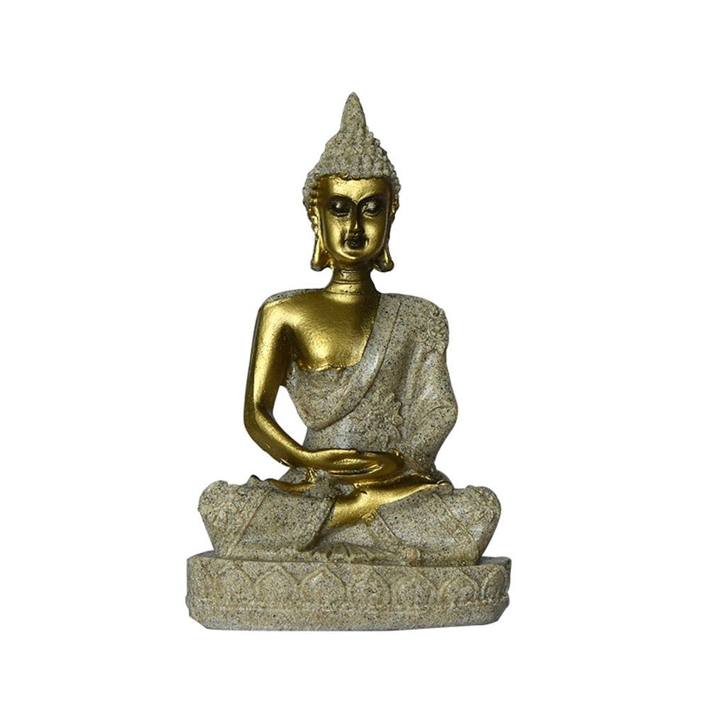 Escultura em resina zen da estátua de Buda 11cm - 100g