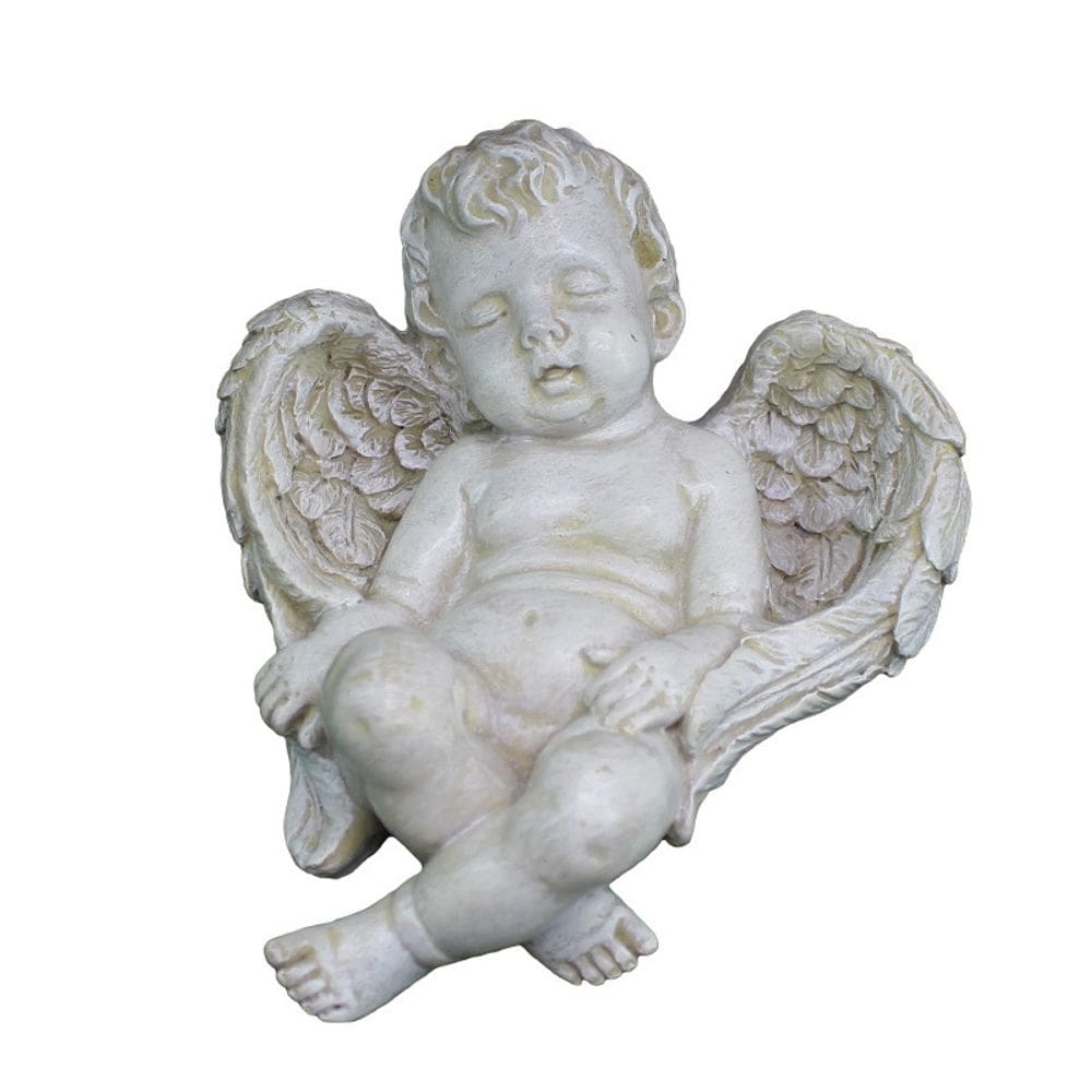 Escultura em estilo europeu, figura de anjo, resina fofa, Cupido, Stat