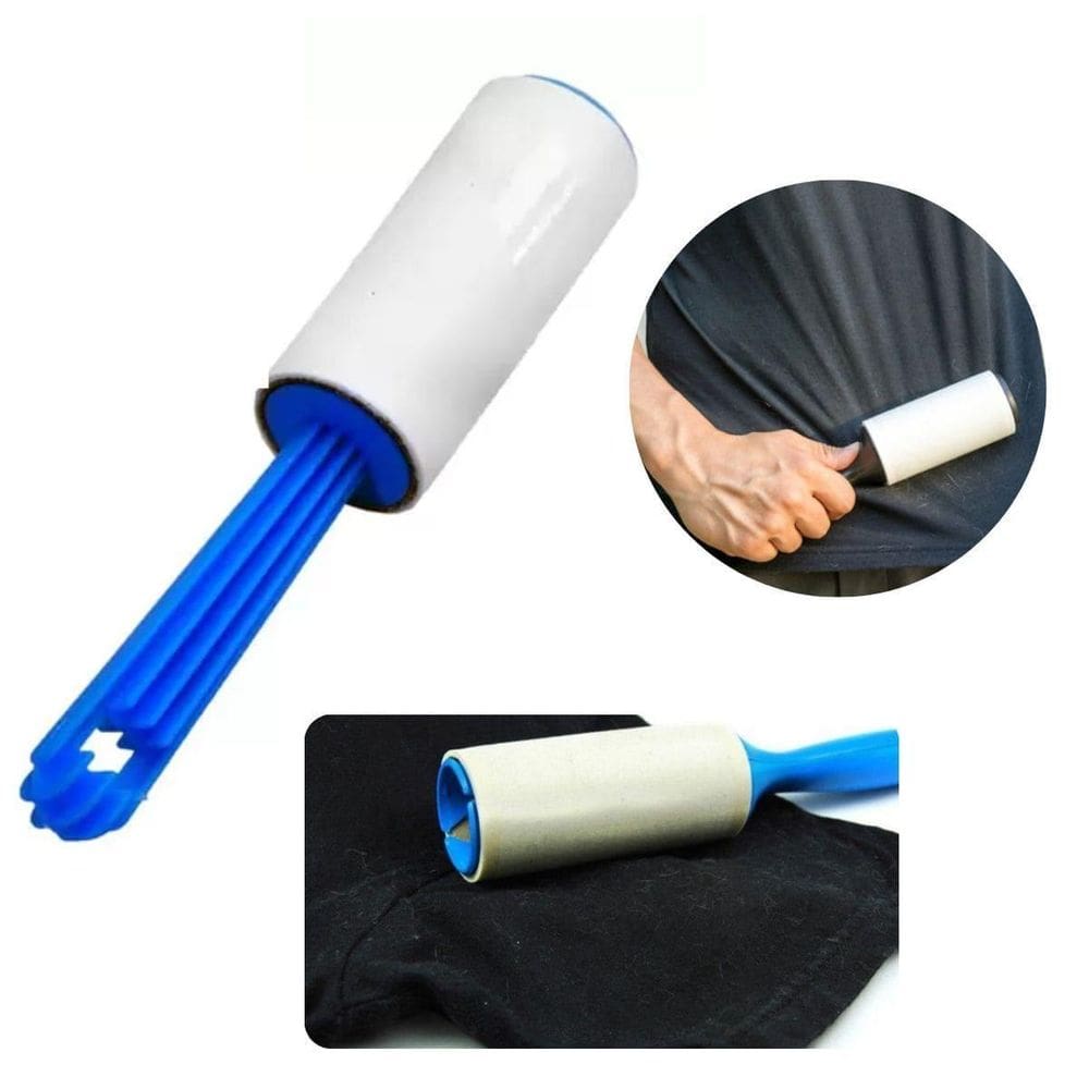 Rolo Tira Pelo De Roupa Retira Pó Pelo De Animais 20 Folhas