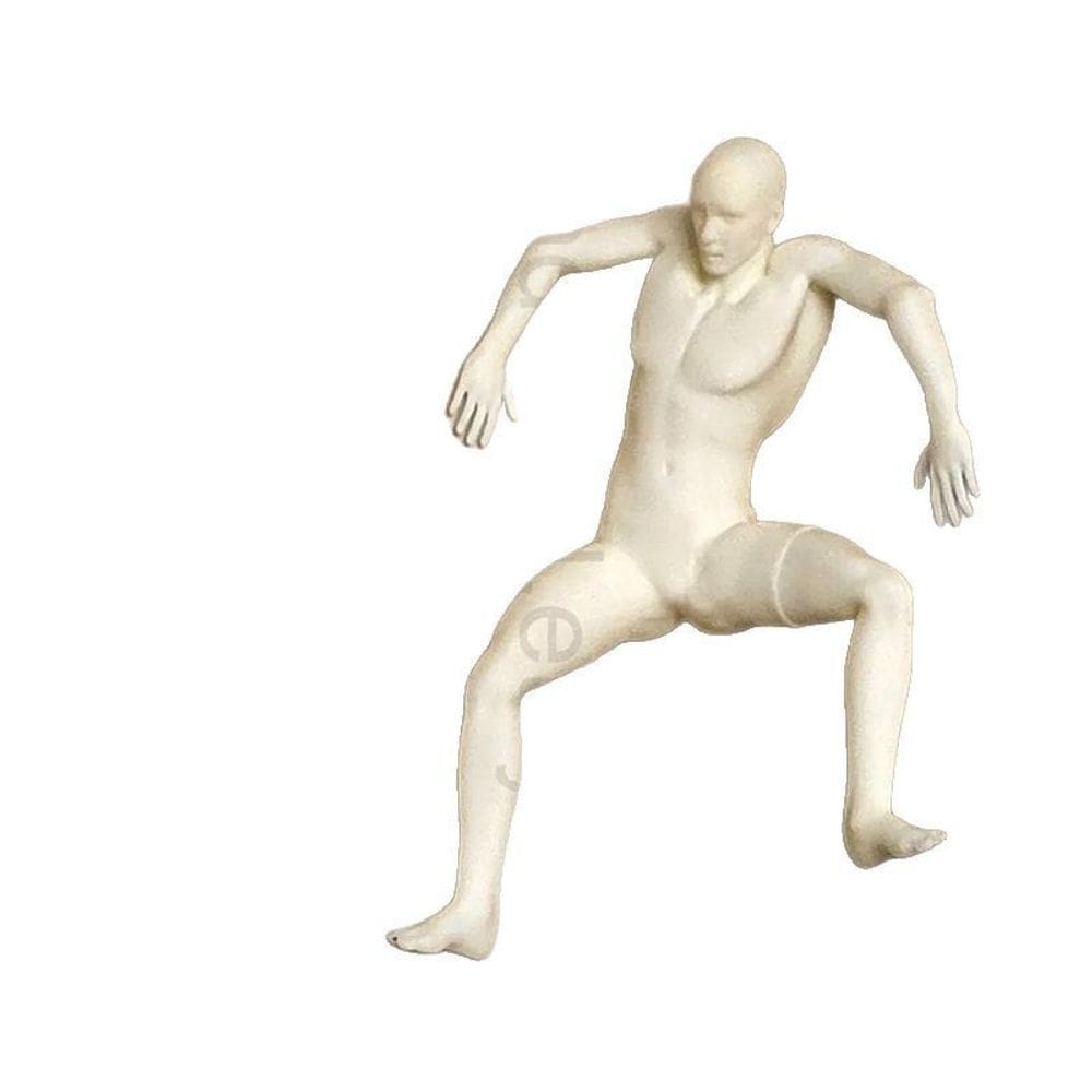 Escultura moderna, canto de parede, figura de escalada, resina, 19,2 cm