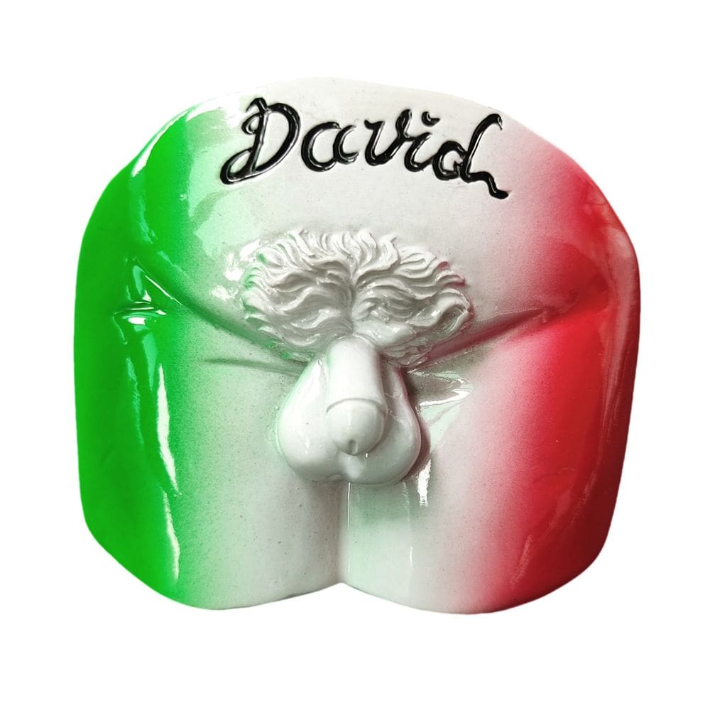 Imã de geladeira David Statue Resin British Landmark Italy