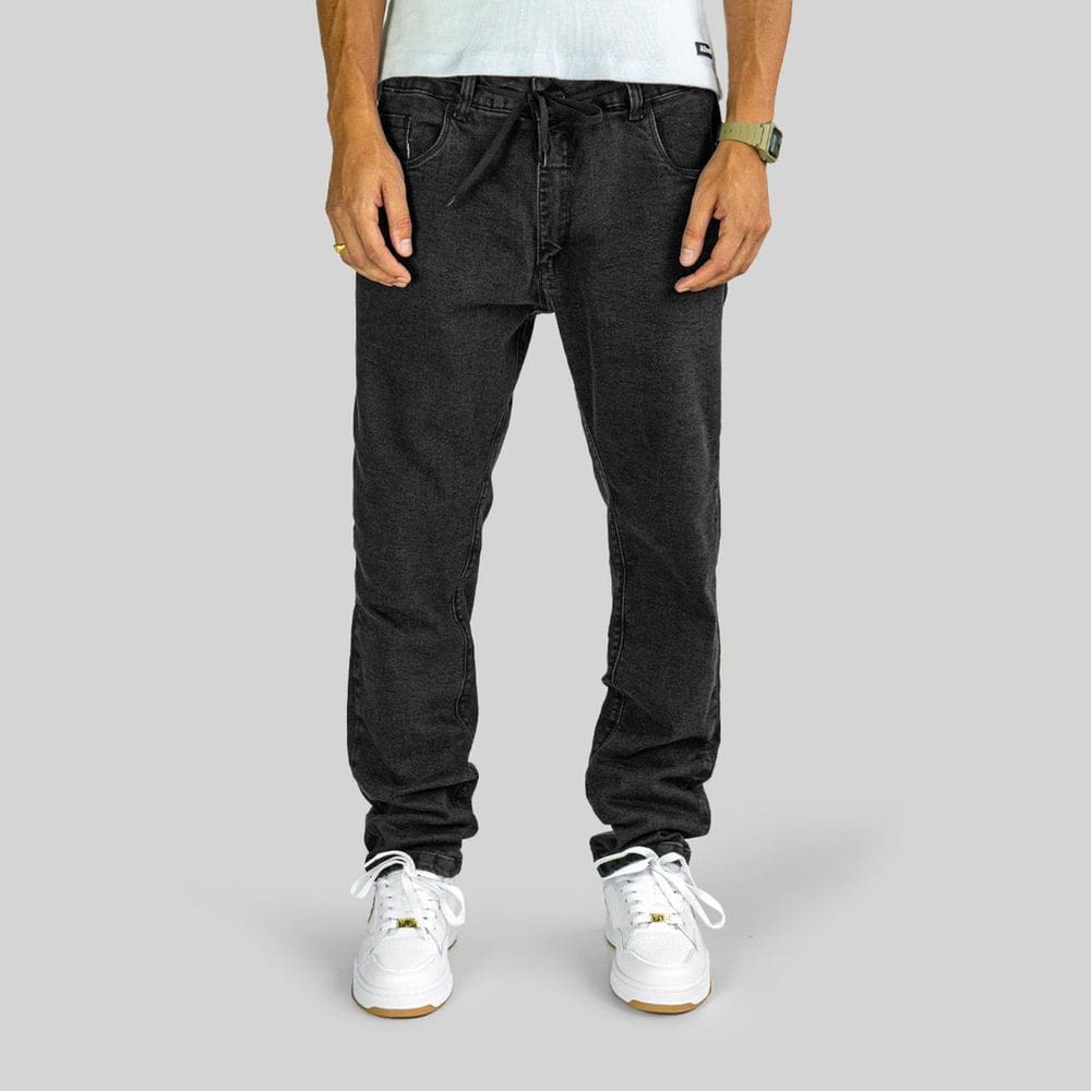 Calça Alive Regular Jeans Stone | Preto