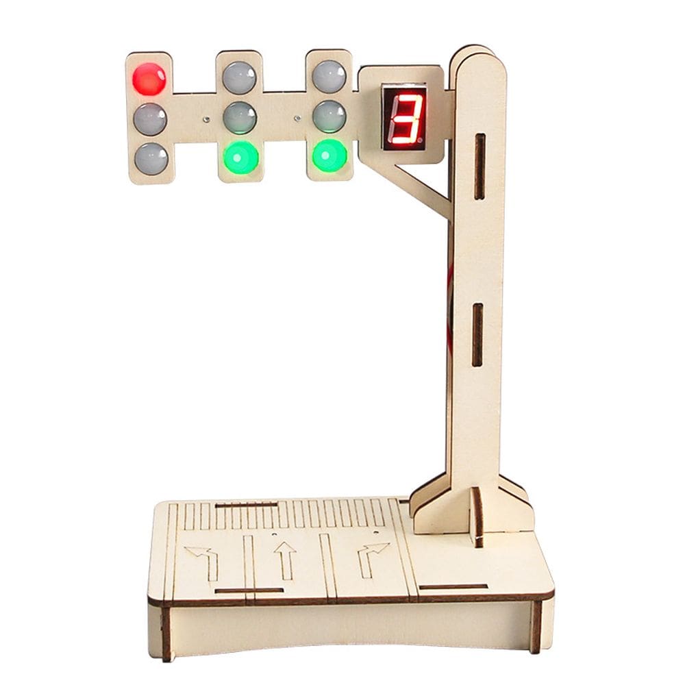 Kit de semáforos de experimentos científicos DIY Wooden Kids
