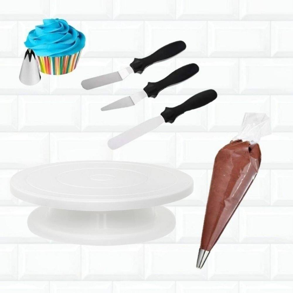 Kit Bailarina Para Confeitar + Bico 1M + Espátulas