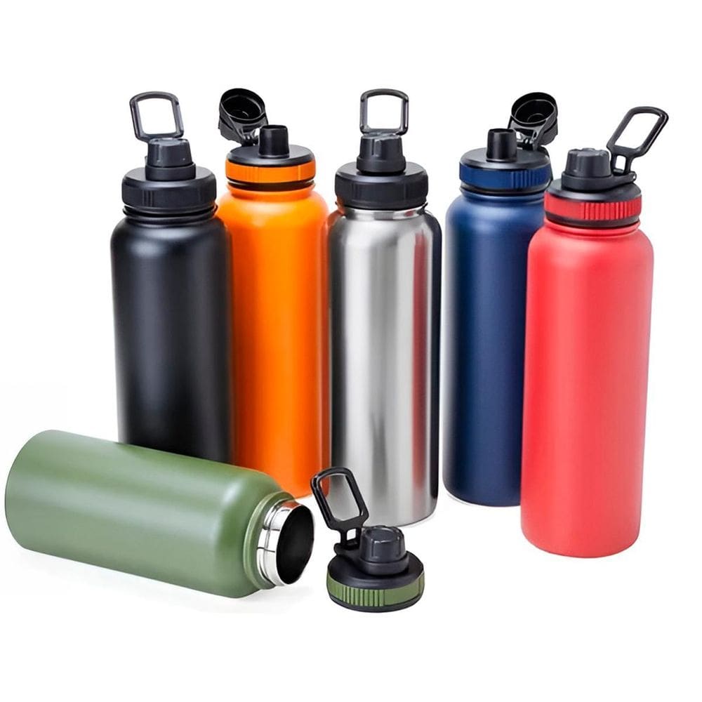 Garrafa Térmica Inoxidável Basic 1 Litro Academia Hidratação