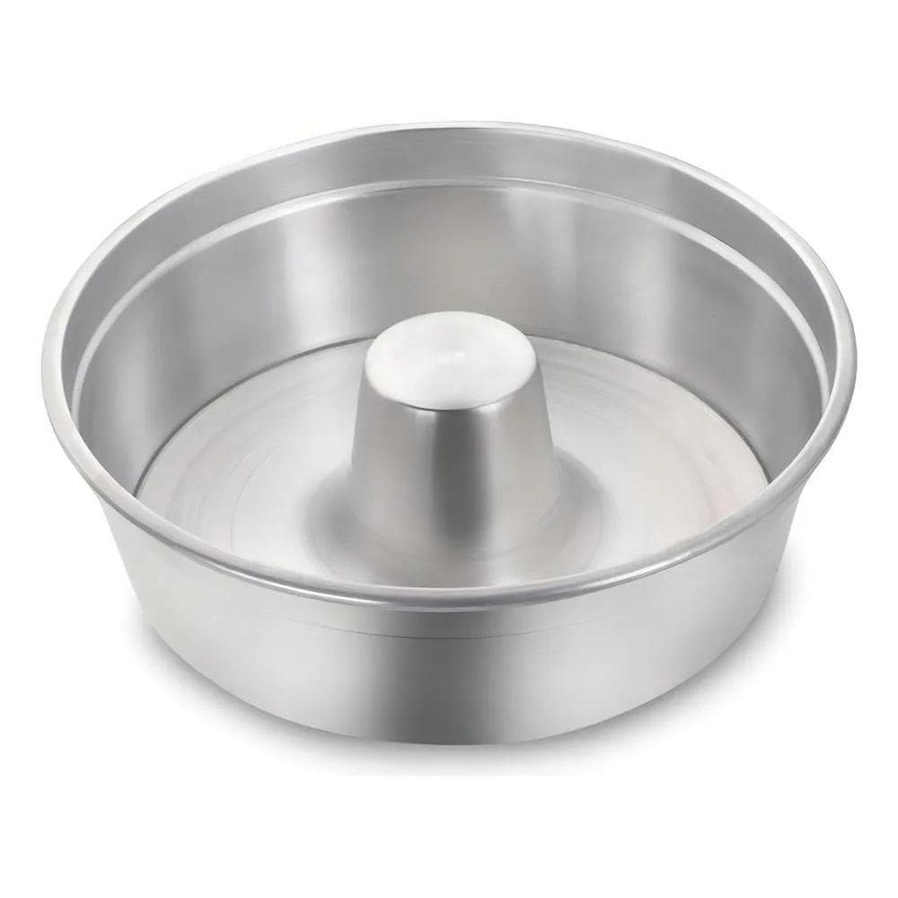 10X Forma Assadeira Redonda Bolo E Pudim Com Canudo 30Cm Cor