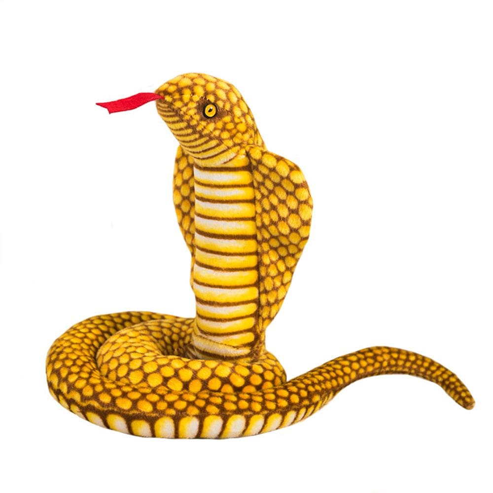 Boneca de brinquedo de pelúcia realista Cobra Snake 110 cm de pelúcia macia