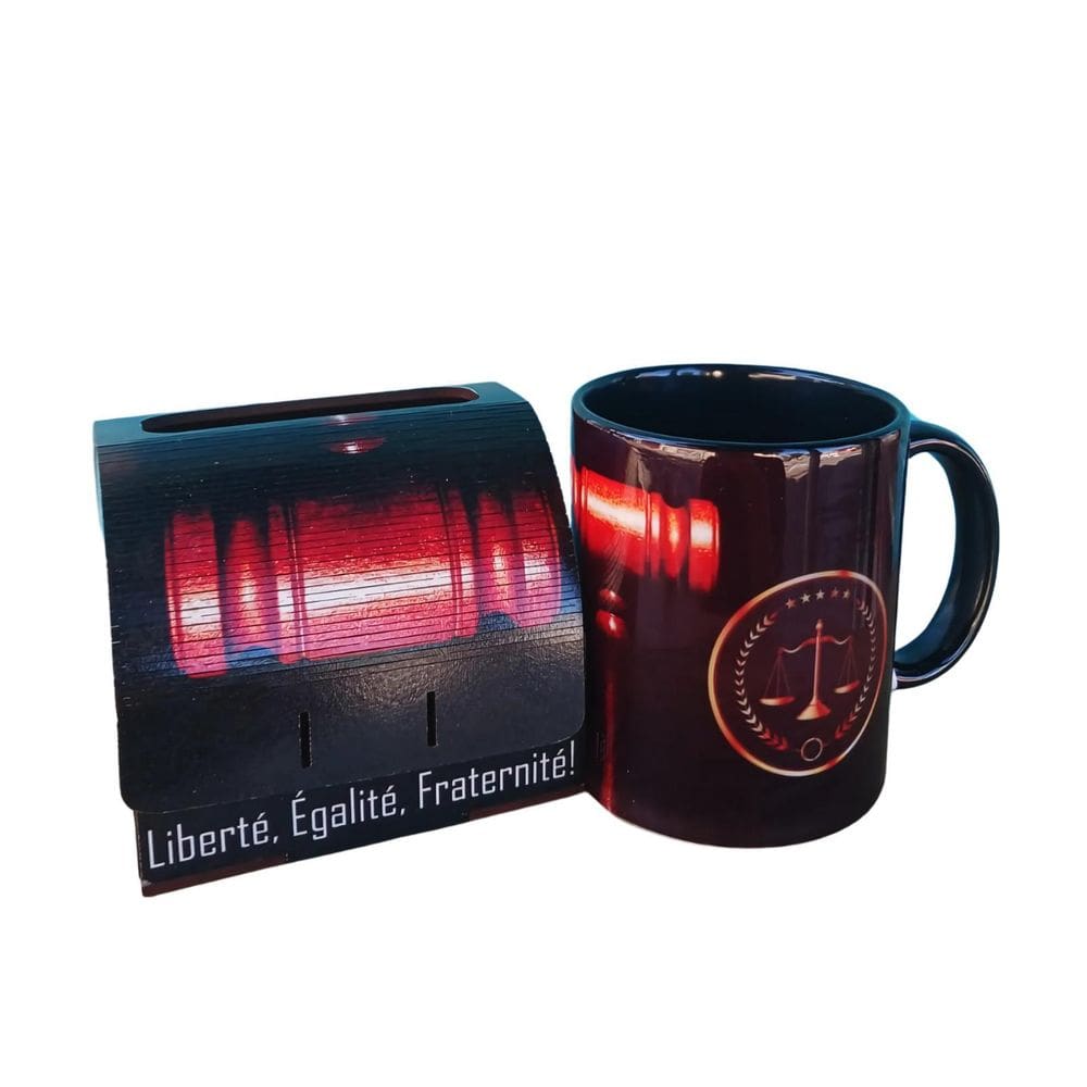 Kit Presente Direito Para Advogados Com Caneca Direito