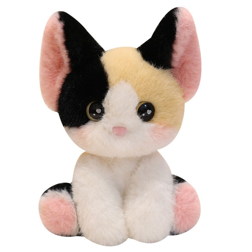 Boneca de pelúcia Cartoon Calico Cat 24 cm - Bicho de pelúcia macio