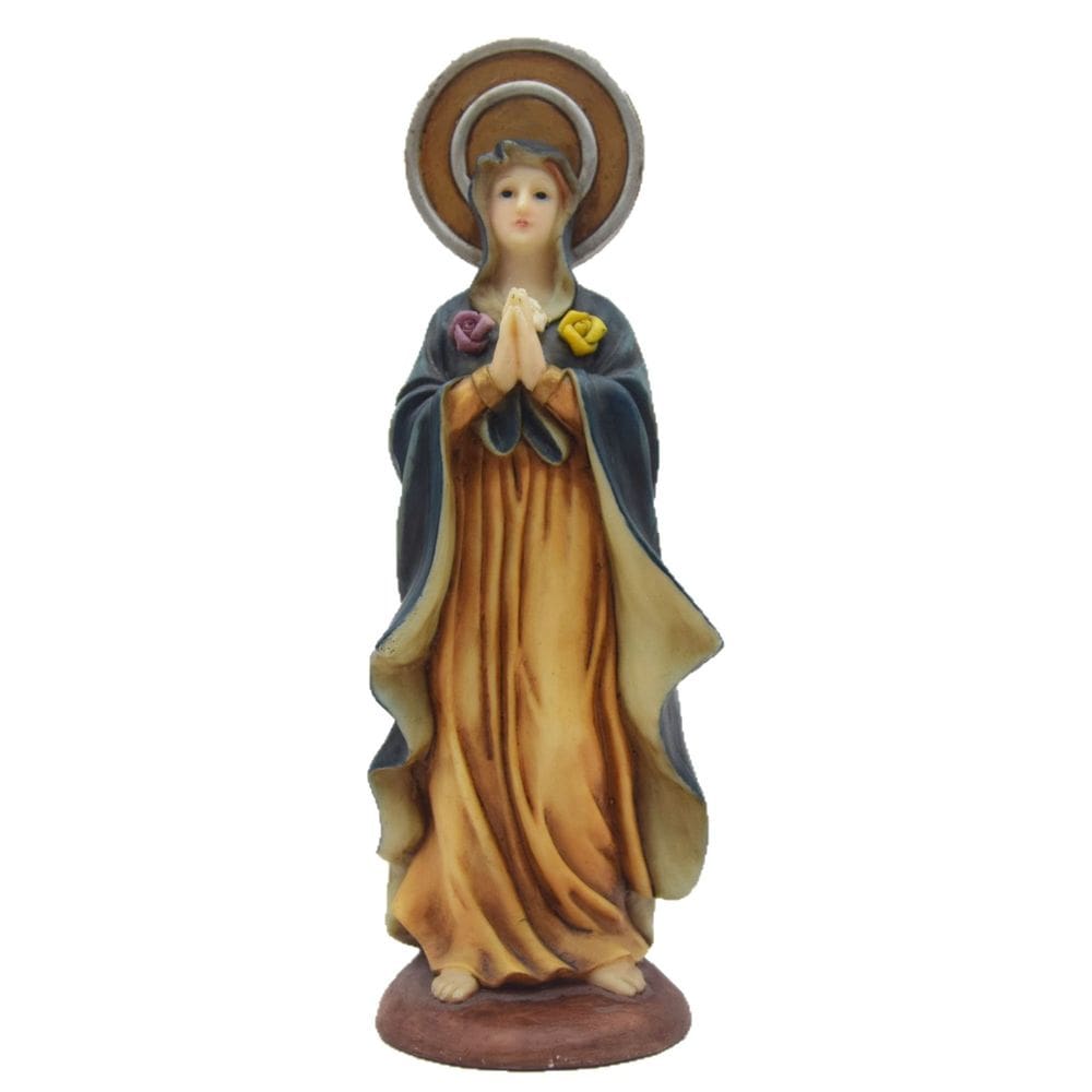 Estátuas, estatuetas, escultura, ornamento, resina, rezando, Madonna