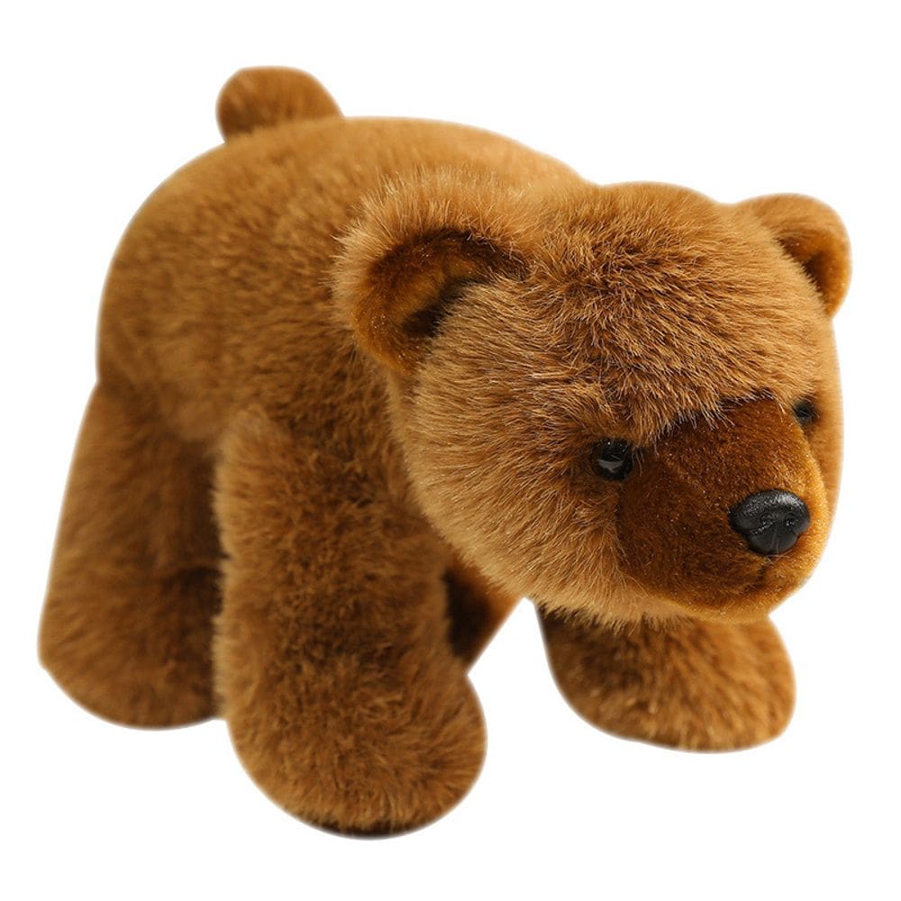 Desenho de boneca de pelúcia, urso de pelúcia, 20 cm, macio e realista