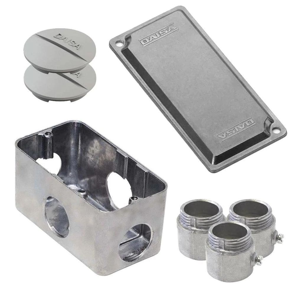 Kit Condulete 3/4 Polegada Cx Multipla Tipo X Aluminio Daisa