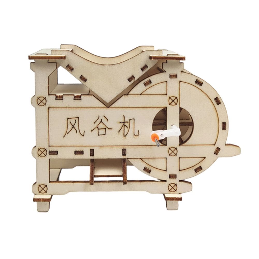Kit científico Máquina de grãos eólicos de madeira para crianças DIY STEM S