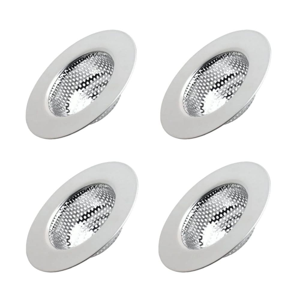 Ralinho Para Pia Cozinha Com Borda Inox Cromado 9Cm 04 Un