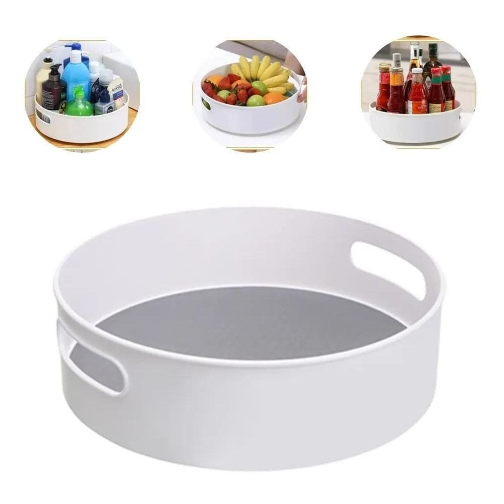 Bandeja Giratória Organizadora Cozinha Banheiro Lavanderia