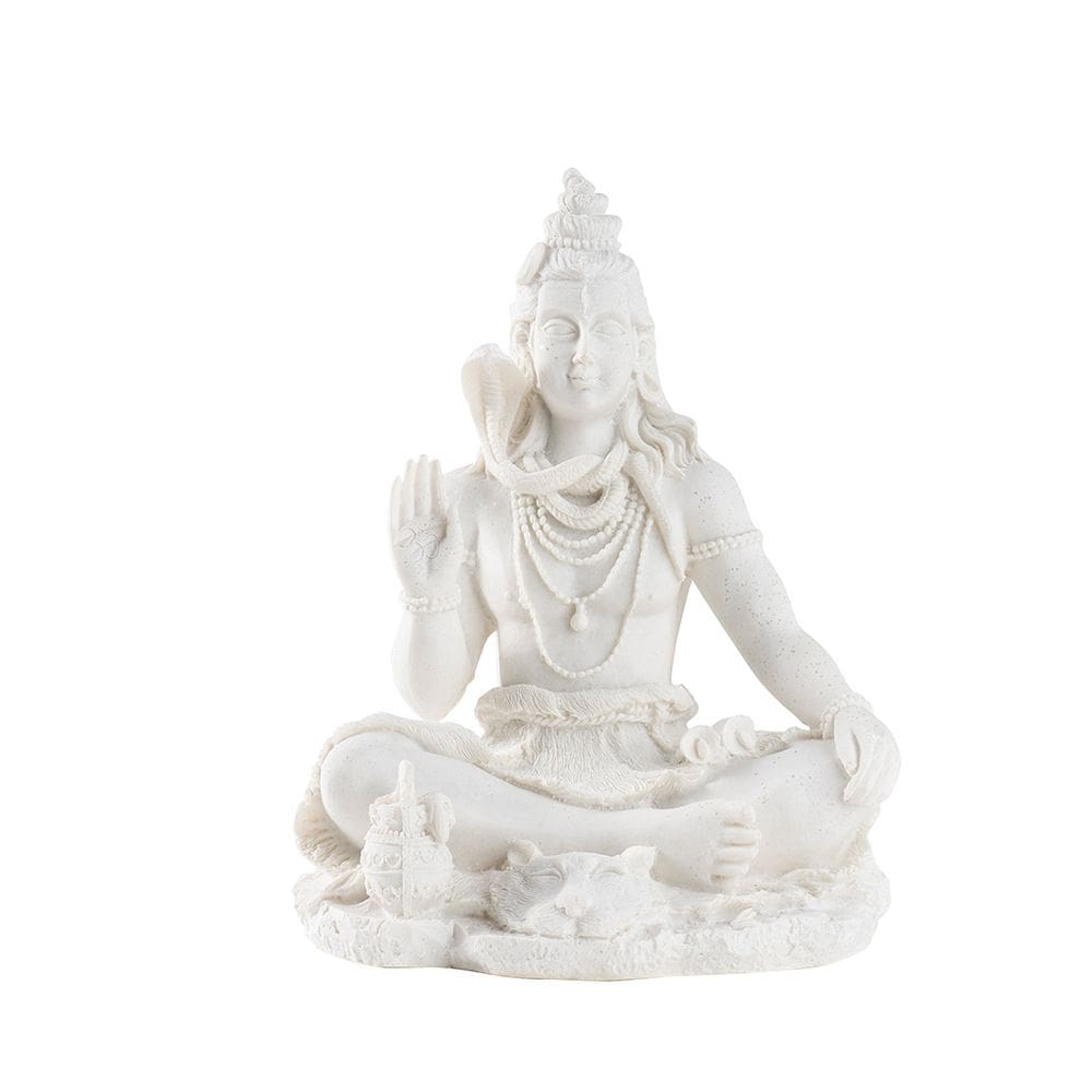Estátua de resina Lord Shiva Estatueta de 13 cm Deus Hindu da Destruição