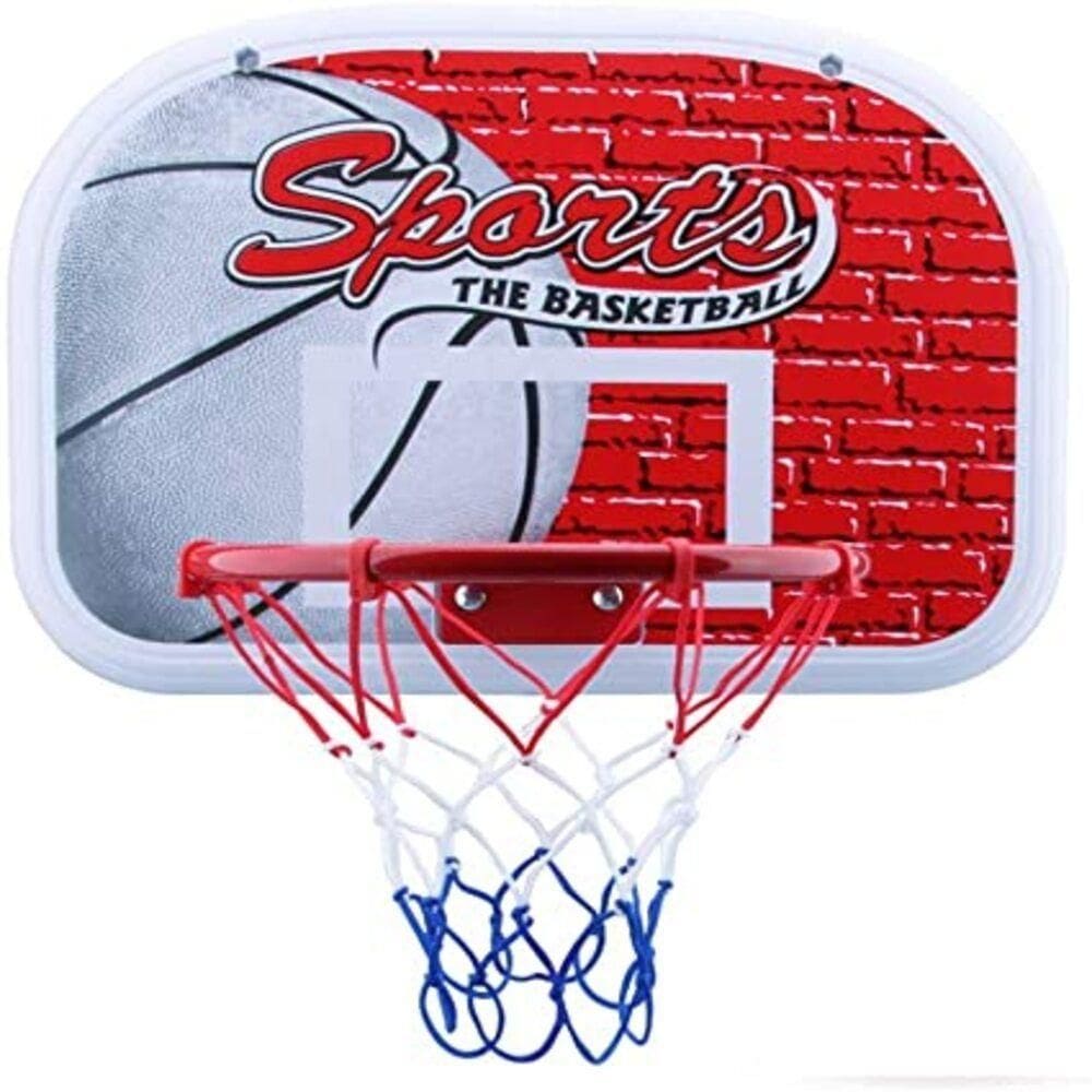 Cesta Tabela Basquete Infantil 40cm Retratil Aro Mini Rede Porta Parede Jogo Esporte Diversao Divirta-se Em Casa