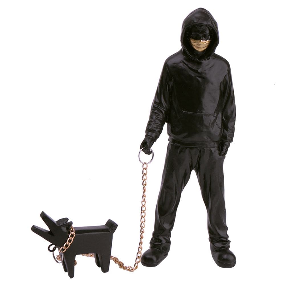 Estátua de escultura, figura criativa de resina abstrata moderna