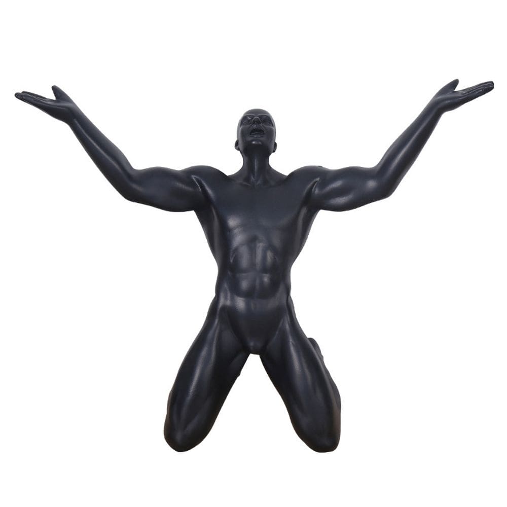 Estatueta Nordic Creative Vintage Shouter Resin 31 cm