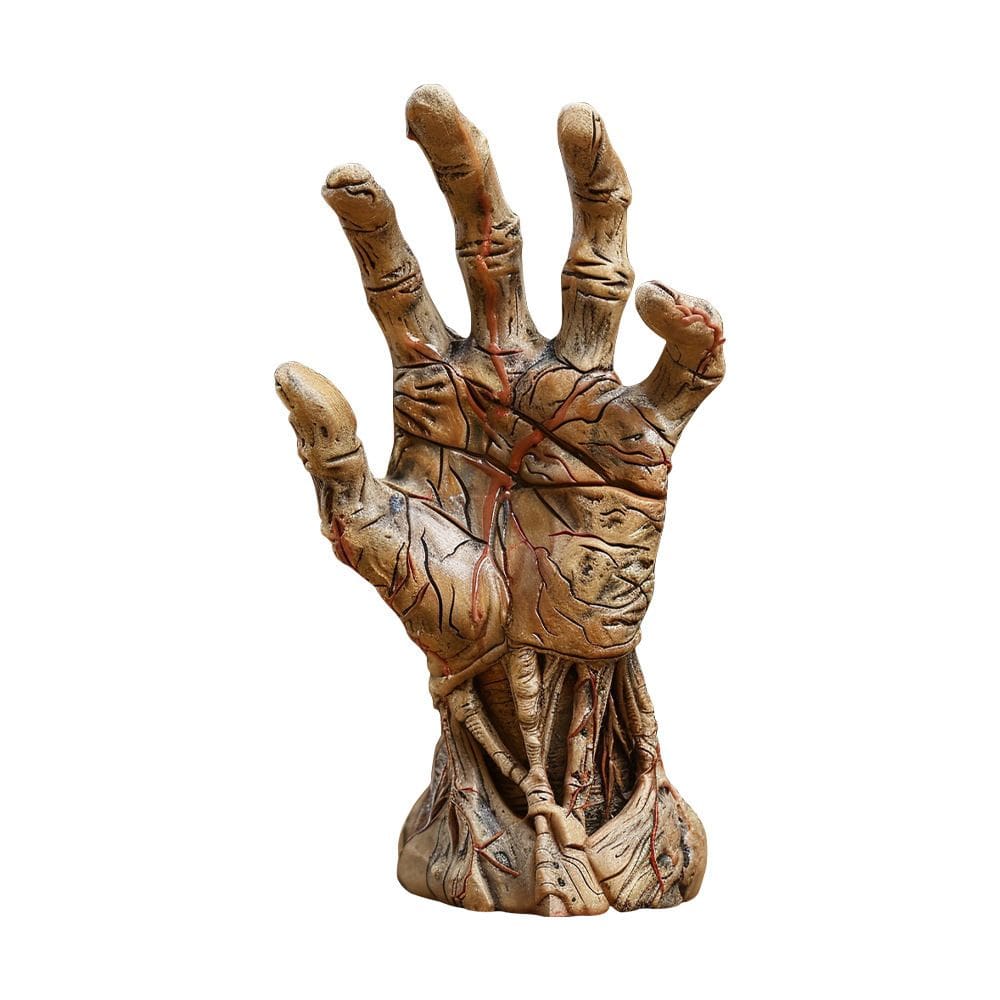 Escultura em resina Devil`s Hand Halloween Zombie 20,2x11,8x7,4cm