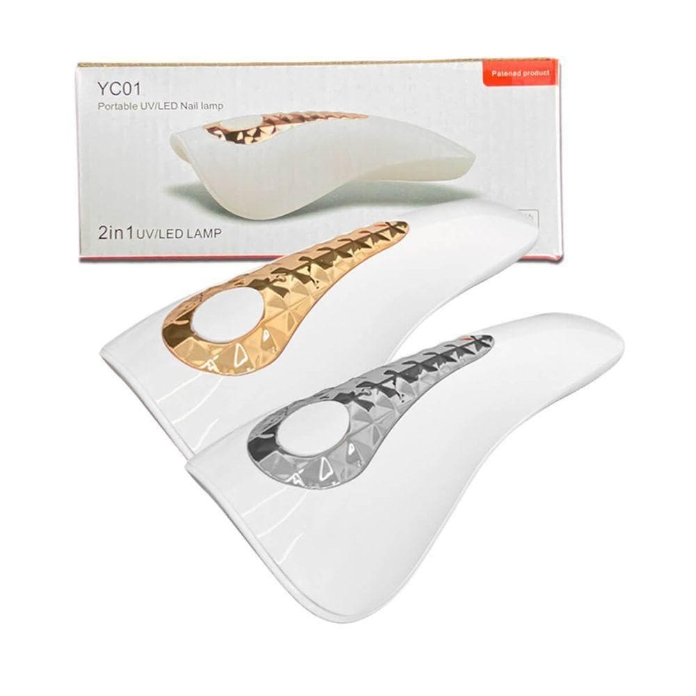 Estufa De Unhas Led Uv Portátil Luz Roxa Recarregável