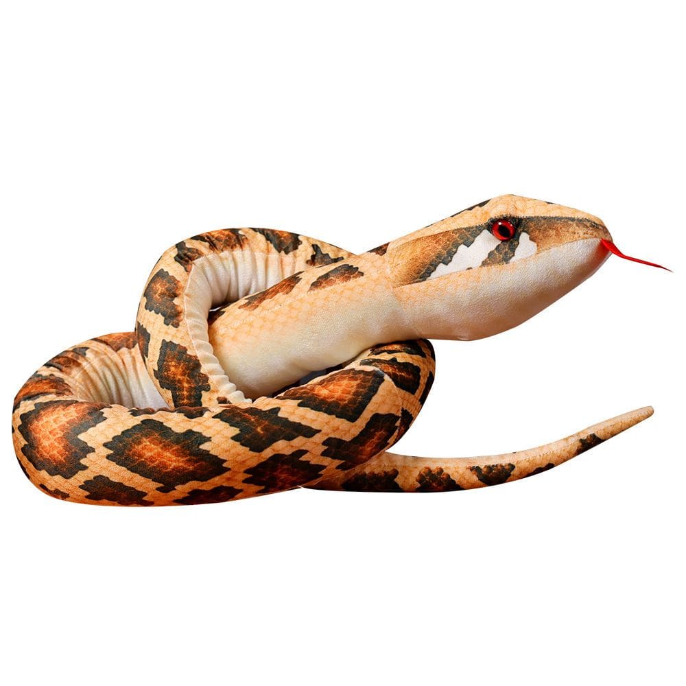 Boneca de brinquedo de pelúcia Realistic Snake, cartão de pelúcia com 170 cm de comprimento