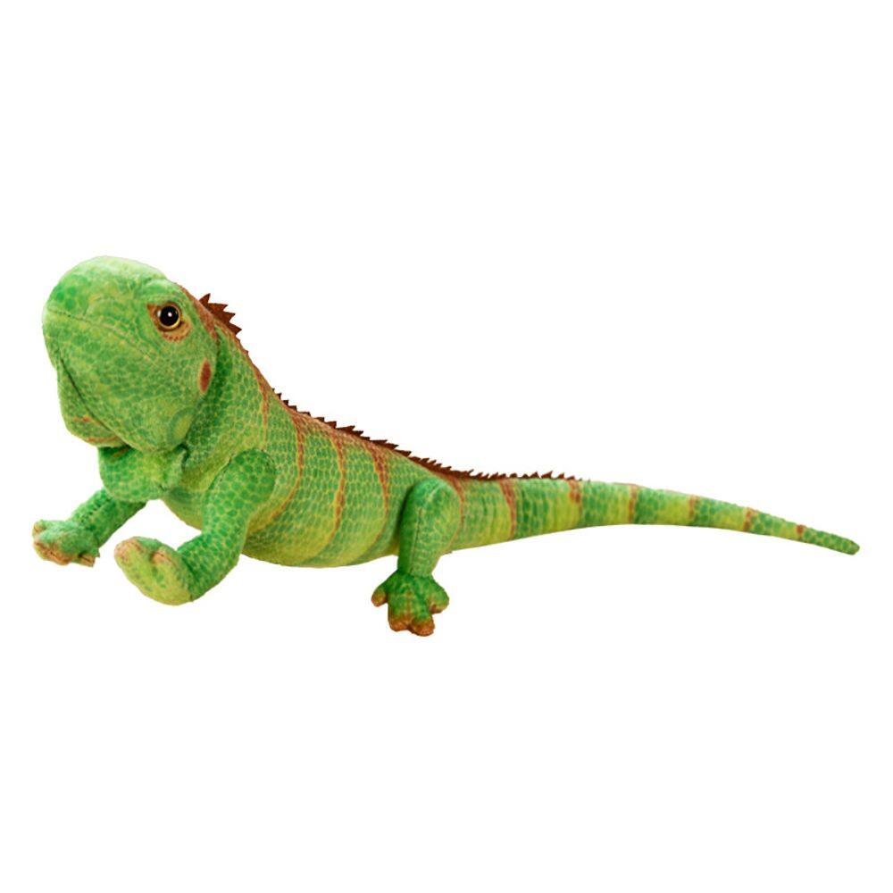 Boneca de brinquedo de pelúcia Lizard 65 cm, camaleão realista de pelúcia macia
