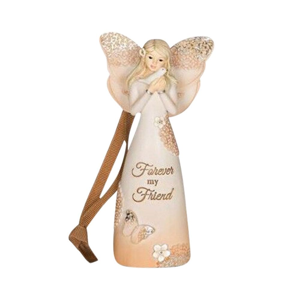 Estatuetas de resina Friendship Angel Statues 12 cm Forever Friend