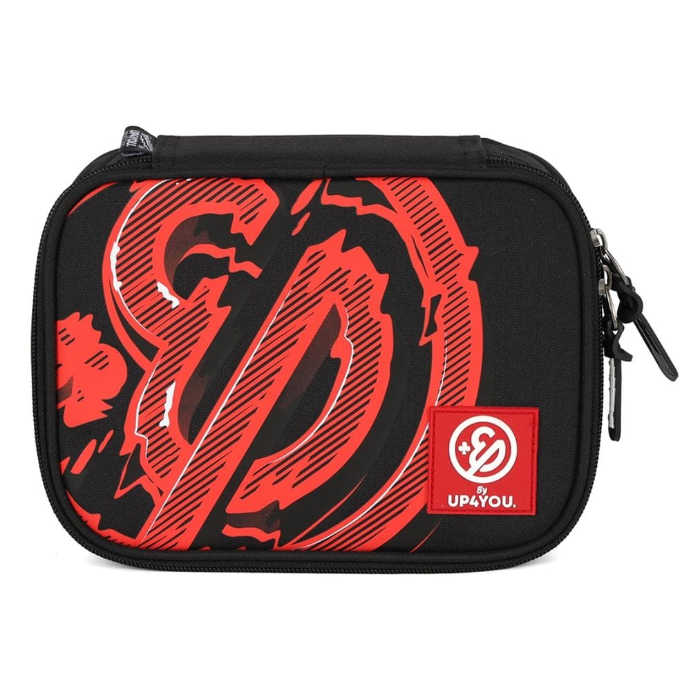 Estojo Box Simples Youtuber Enaldinho Escola Up4you Vermelho