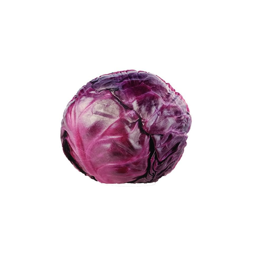 Boneca de brinquedo de pelúcia macia de desenho animado recheada com repolho roxo realista