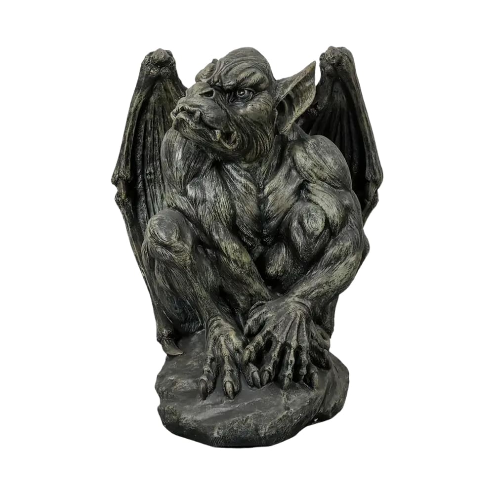 Escultura Gothic Gargoyle Winged Guardian Resin 215g 11,5 cm