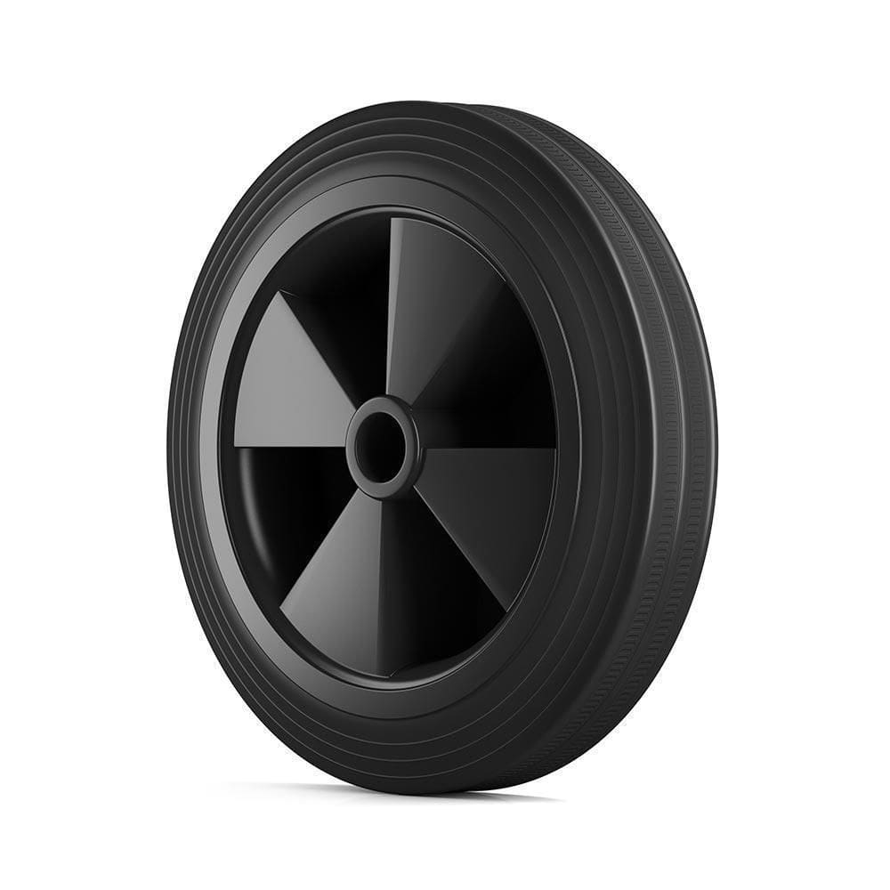 Roda Borracha Núcleo Pvc Para Carrinhos R 82 Bp Até 60 Kgs