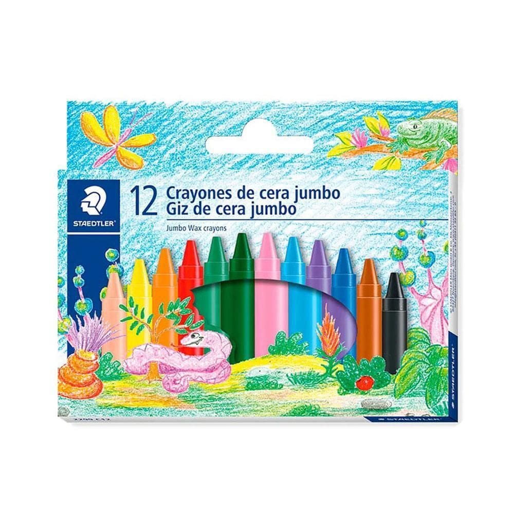 Giz De Cera Jumbo 12 Cores 2299 C12 Staedtler