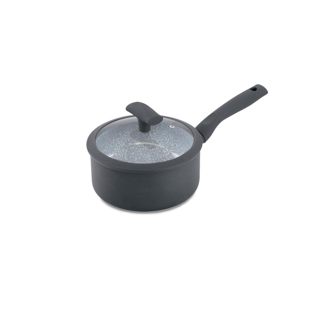 Panela Hercules Redonda Antiaderente Ceramica Indução Cinza