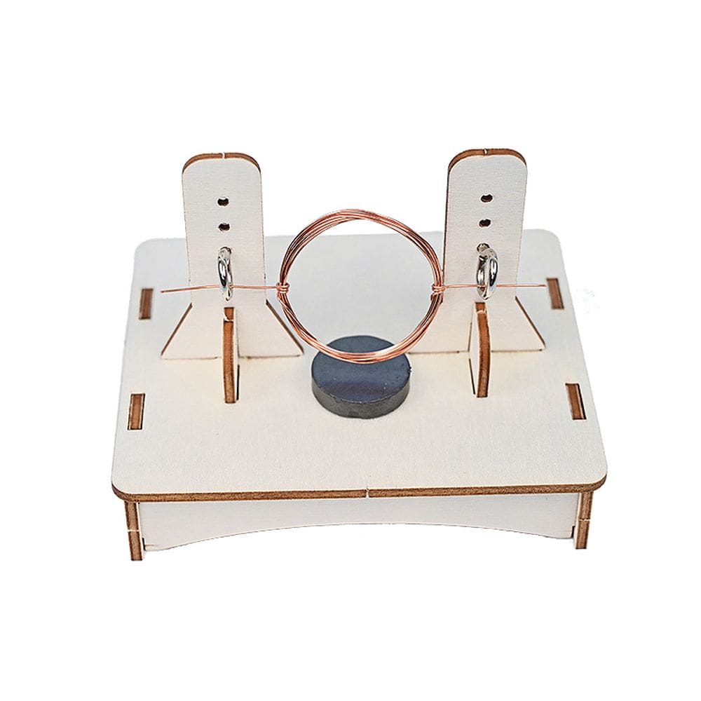 Kit científico Motor DC de madeira para crianças DIY STEM Physics Expe