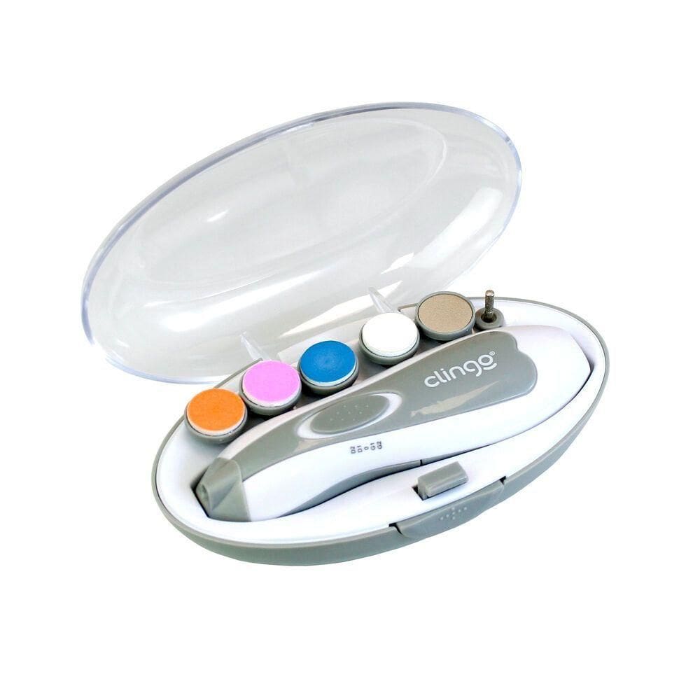 Kit De Manicure Elétrica Com 6 Lixas Led - Praticidade E Cuidado Para Mães E Bebês