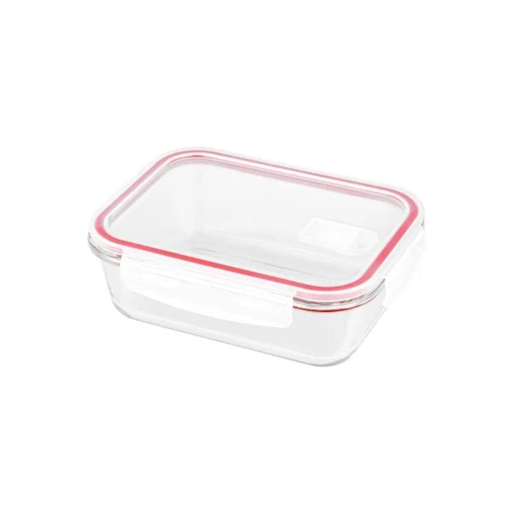 Pote Hermético Vidro 1L Transparente Com Tampa Plasvale