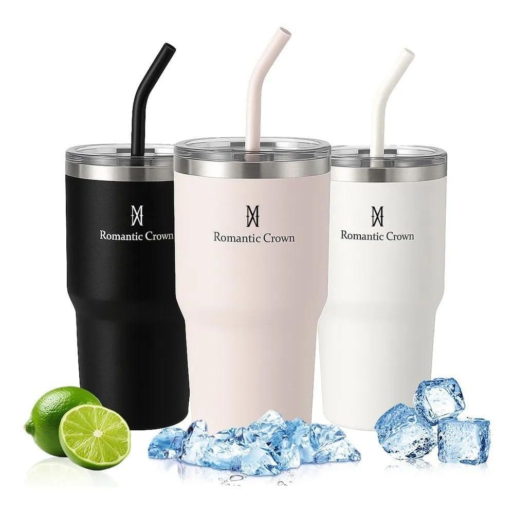 Copo Térmica 600Ml Inox Anti-Vazamento Para Café/Chá/Bebidas