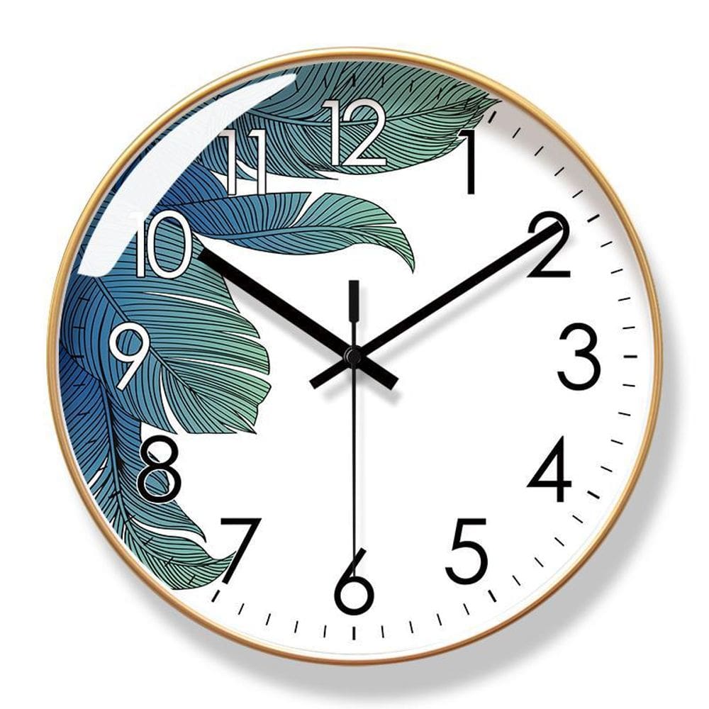 Relógio de parede Modern Chinese Ink Painting Silent 30cm