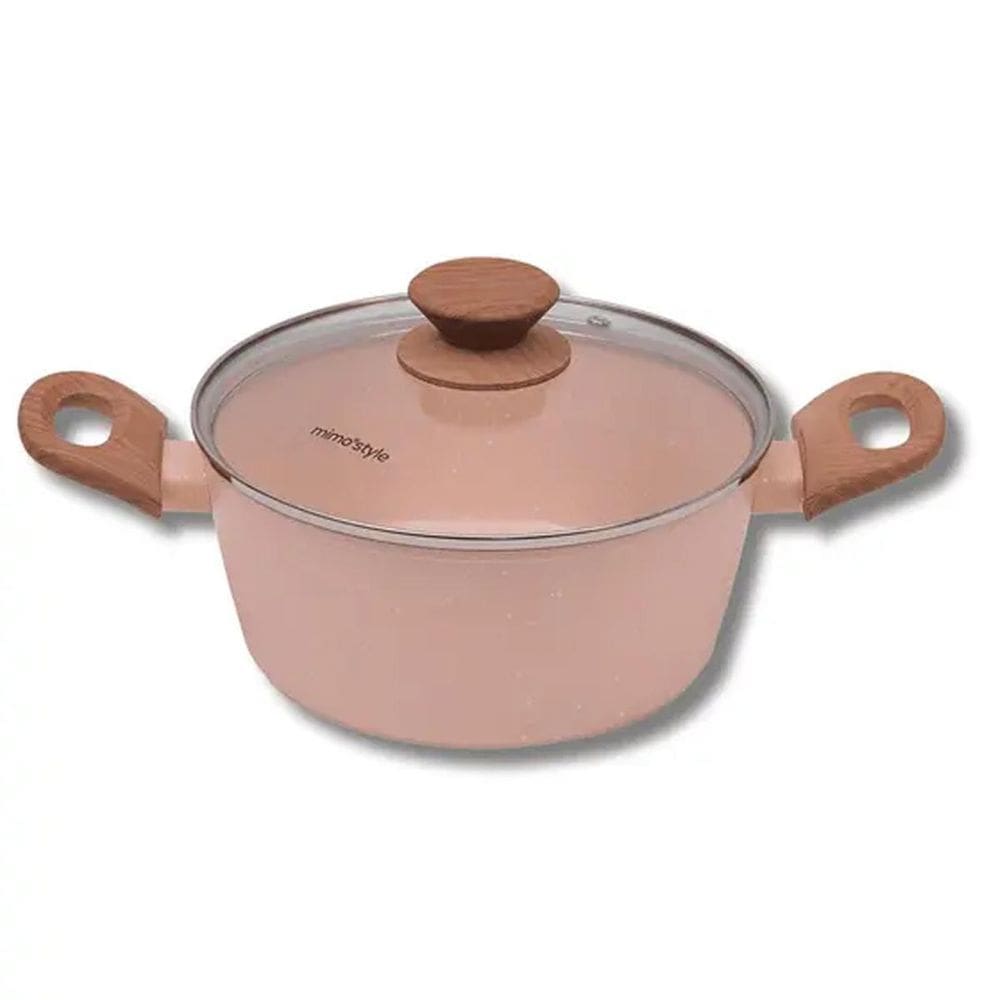 Caçarola Quartzo Panela Indução Cerâmica 24Cm Mimo Style