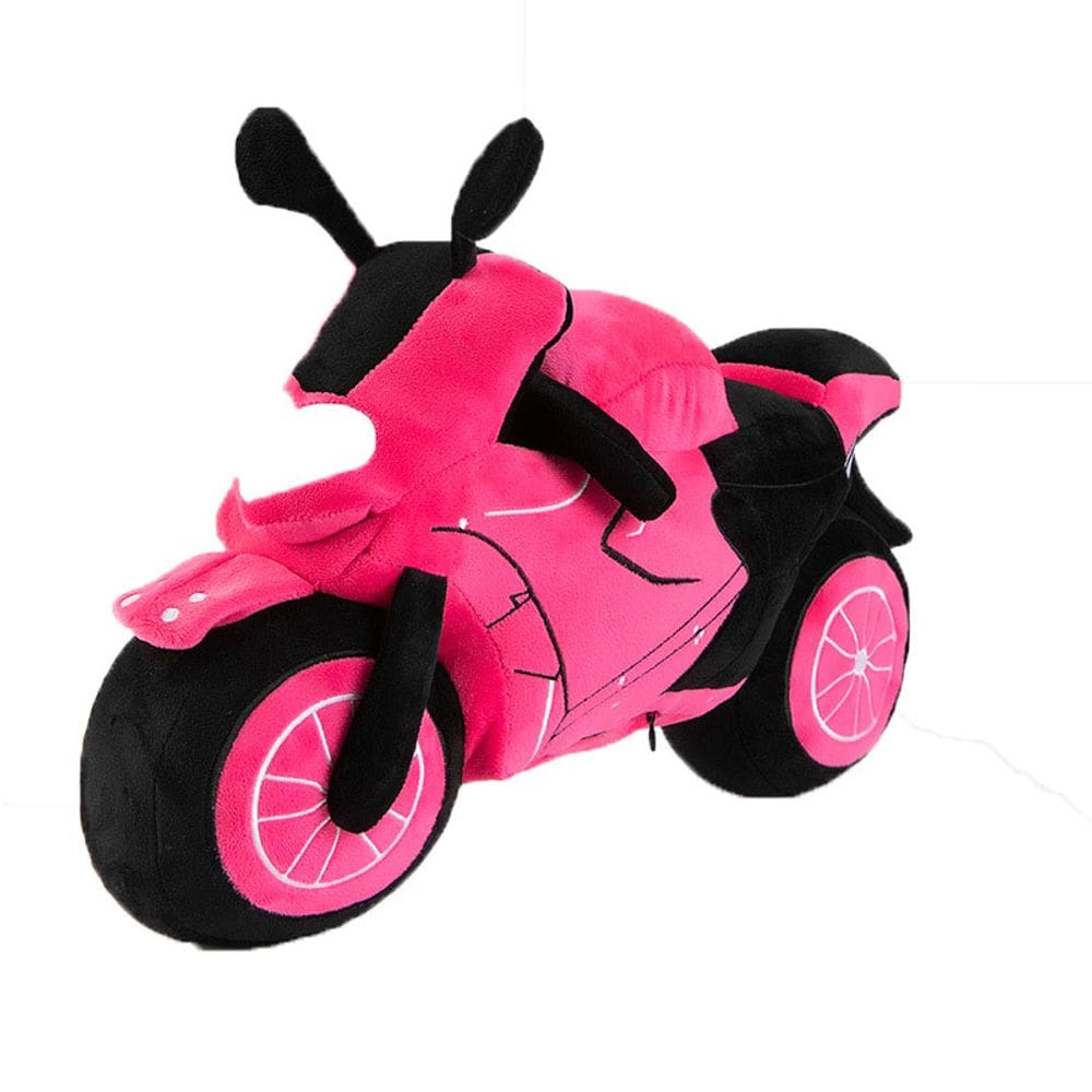 Boneca de brinquedo de pelúcia Soft Cartoon, motocicleta, bicicleta de pelúcia, 45 cm